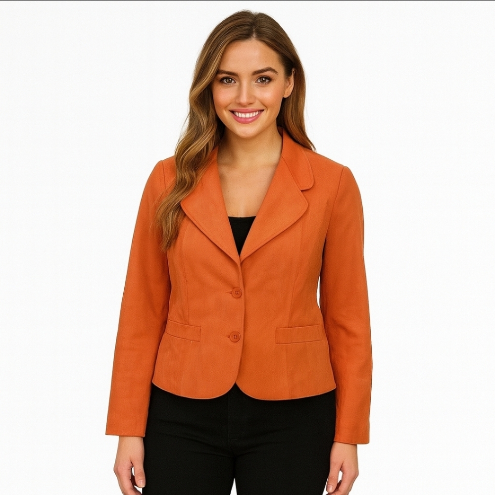 Ernst Strauss & Schnell Sport Orange Carnival TomatoGirl  Micro Suede Festive